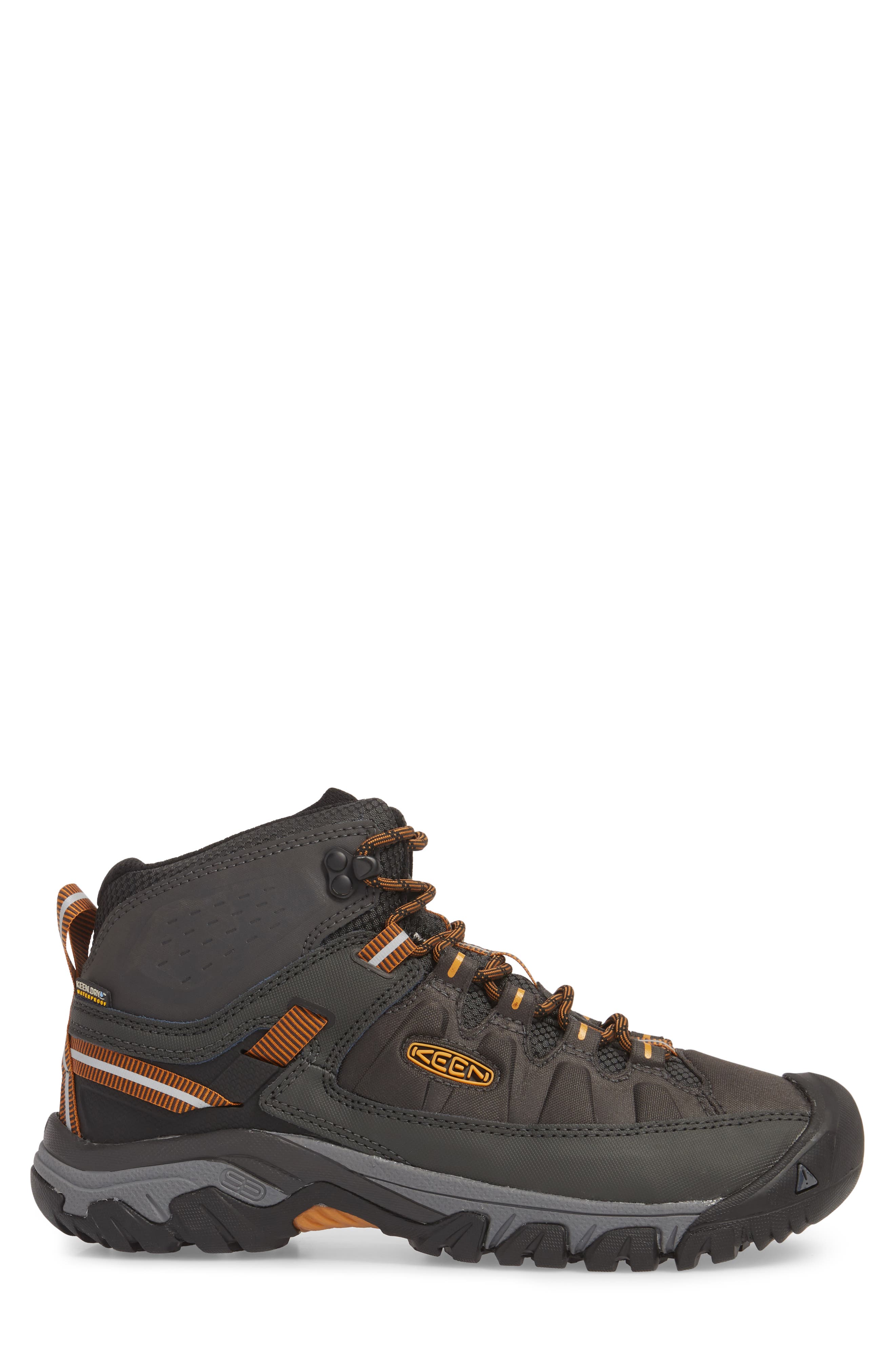 Targhee EXP Mid Waterproof Hiking Boot, Alternate, color, RAVEN/INCA GOLD