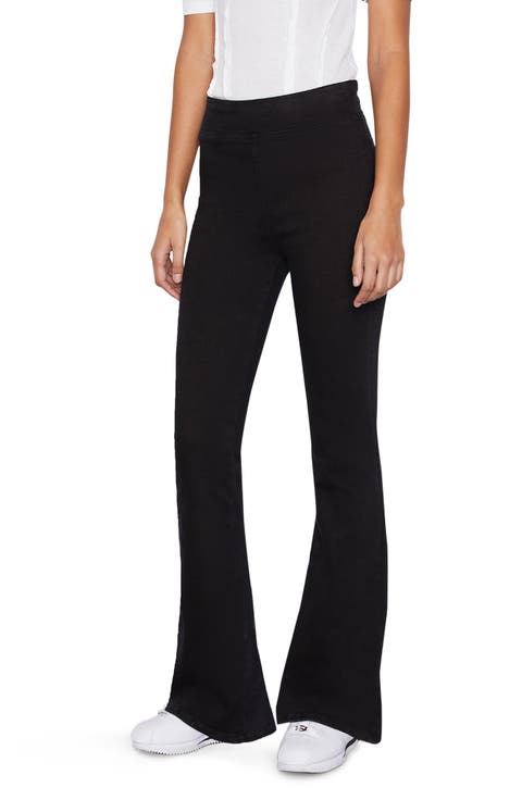The Jetset Flare Jeans (Sheen Noir)