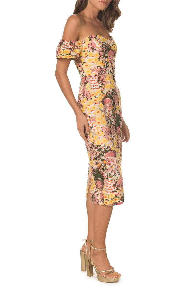 Tara Off the Shoulder Midi Dress