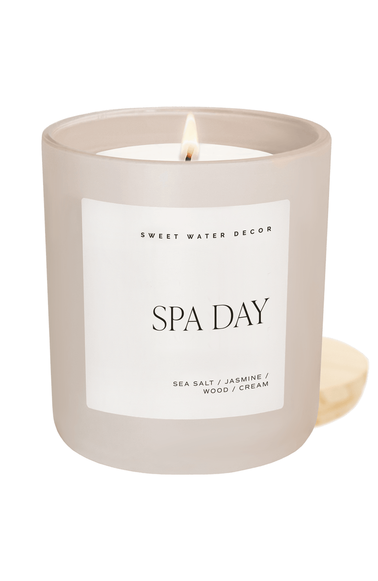 SWEET WATER DECOR 15oz Matte Jar Candle - Sweet Scents, Main, color, Spa Day