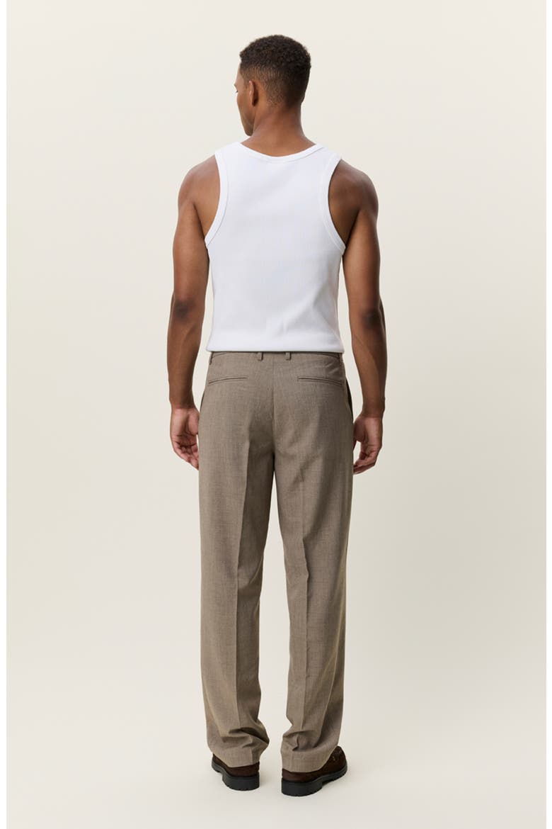 Como Slim Fit Slack Pants, Alternate, color, DARK SAND MELANGE