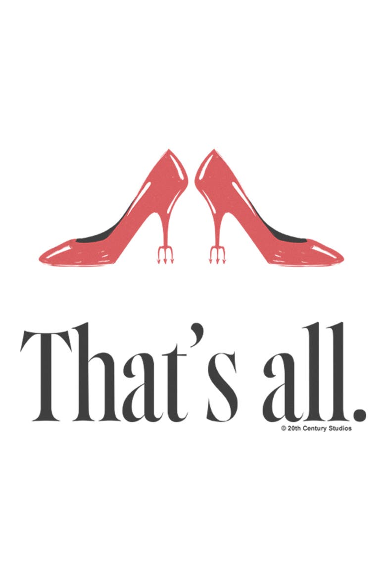 Men's The Devil Wears Prada 2 That's All Heels  Graphic T-Shirt, Alternate, color, White
