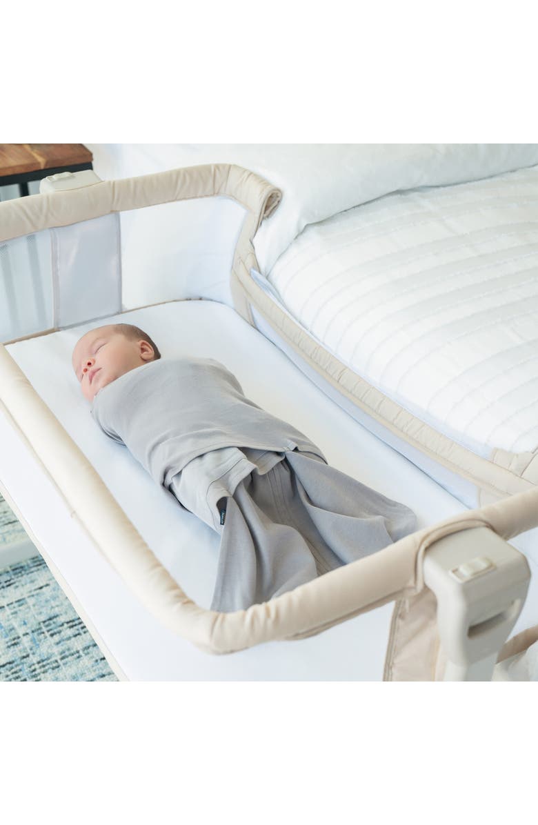 HALO Sleepsack Swaddle 100% Organic Cotton 1.5 TOG Newborn 1-Piece Gift Set with Box, Alternate, color, Cloud