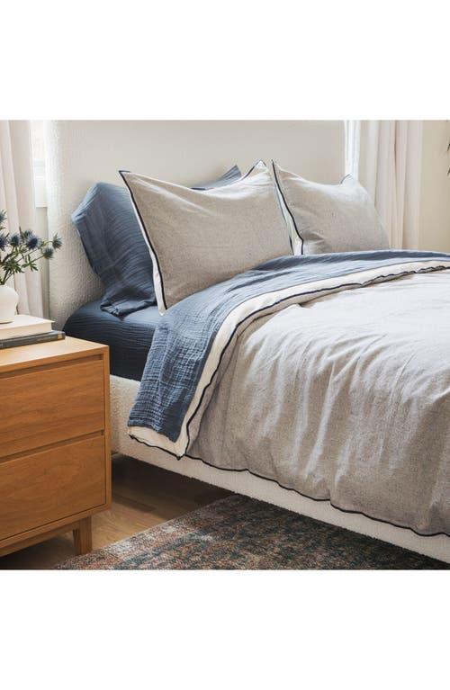 Crane Air Coastal Escape Duvet Cover In Gray