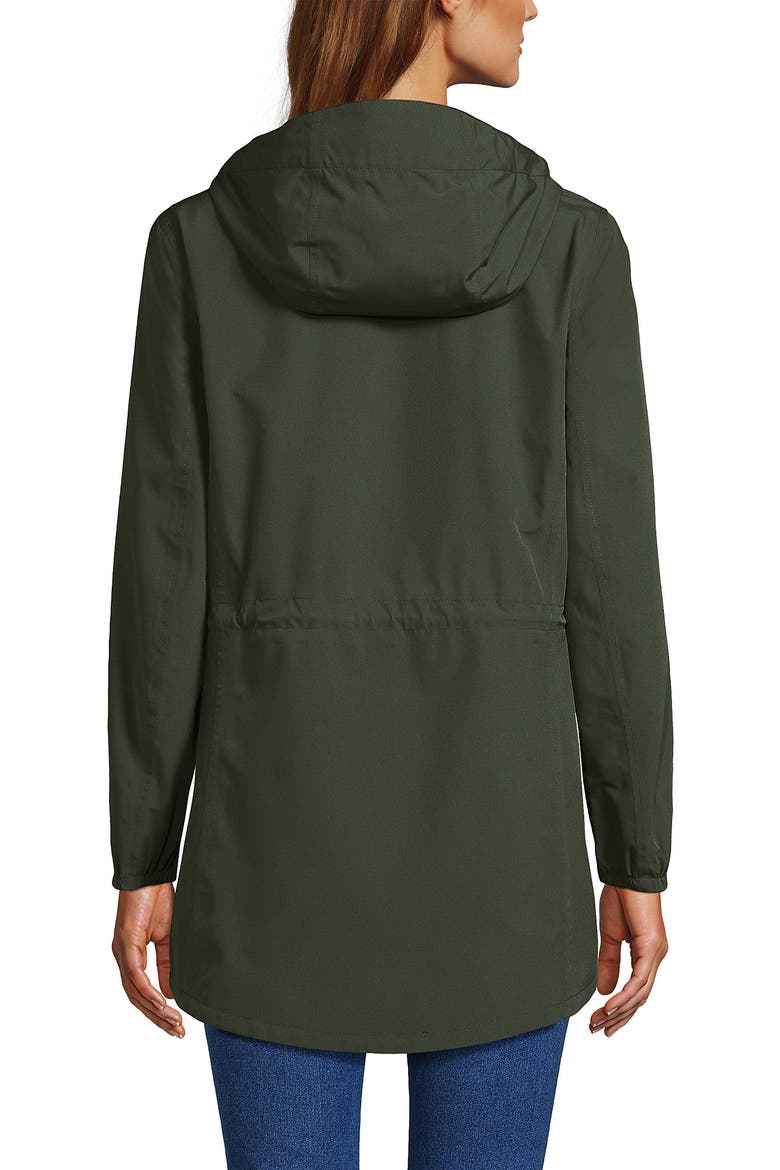 Squall Packable Waterproof Raincoat, Alternate, color, Rich Olive Green