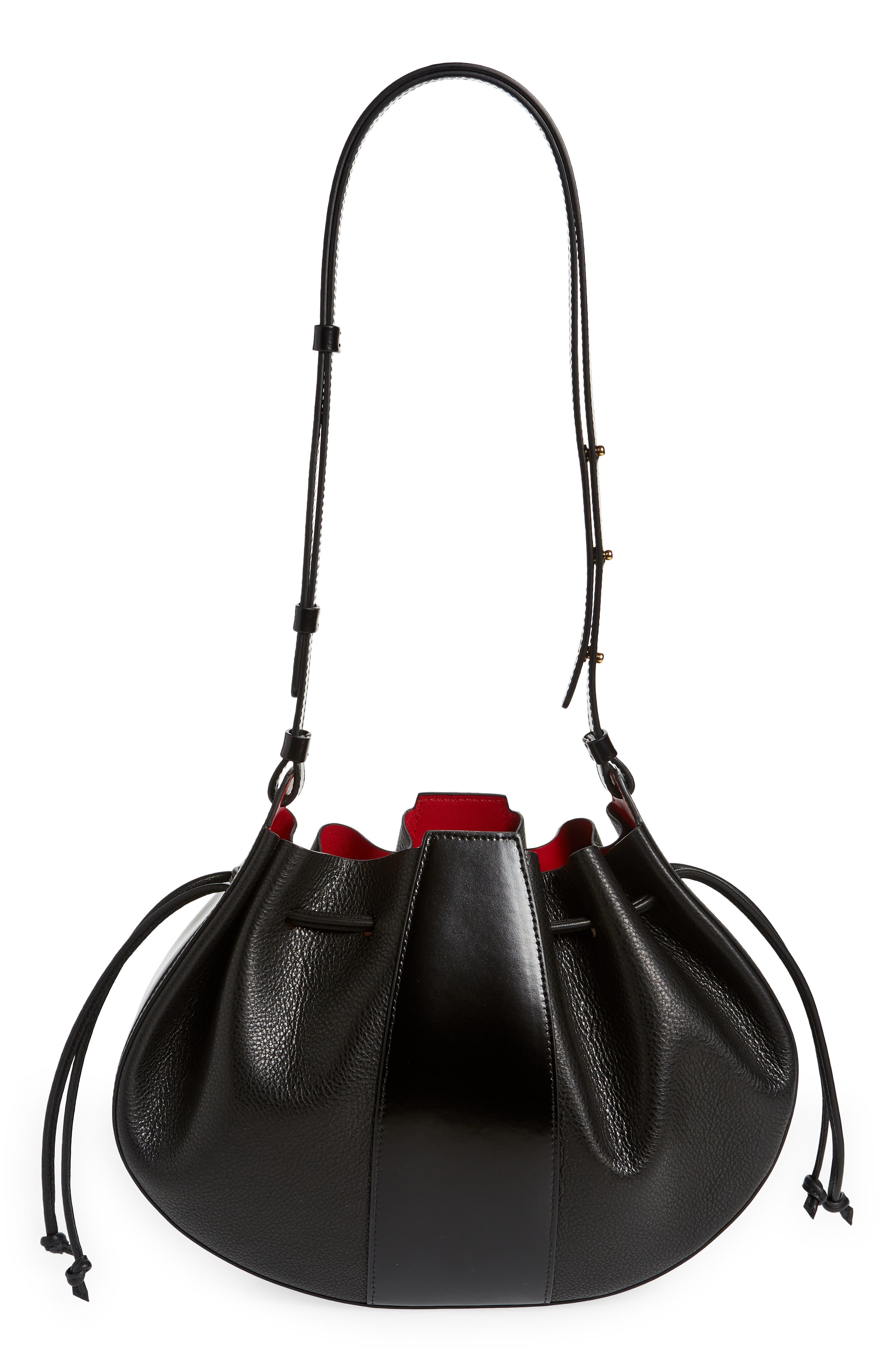 Mansur Gavriel Lilium Leather Bucket Bag, Alternate, color, 