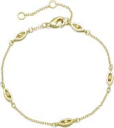 Adornia Evil Eye Station Bracelet