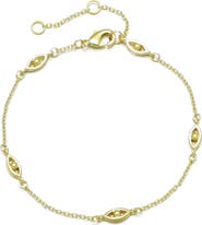 Adornia Evil Eye Station Bracelet