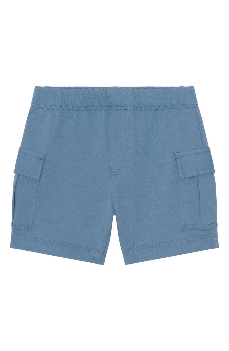 PL Baby by Petit Lem Race Car Henley, Shorts & Baseball Cap Set, Alternate, color, Cars