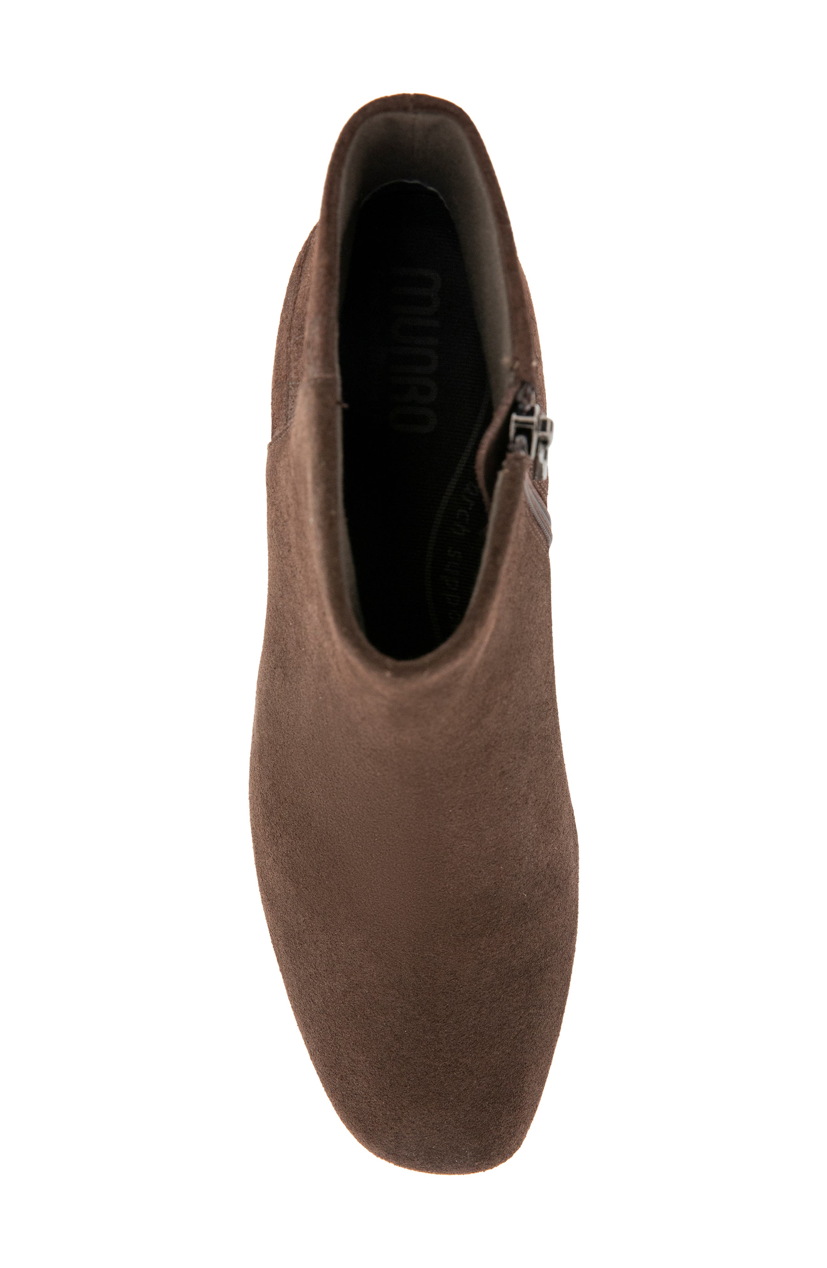 Calia Leather Bootie, Alternate, color, CHOCOLATE COMBO