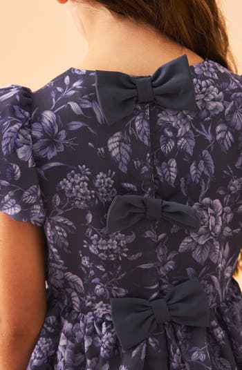 Kids' Bow Back Organza Party Dress
