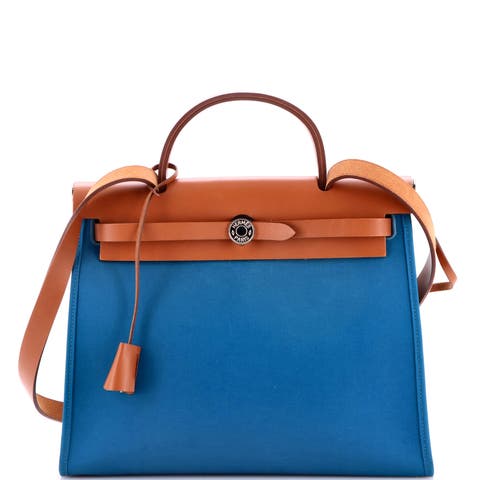 Herbag Zip Leather and Toile 31