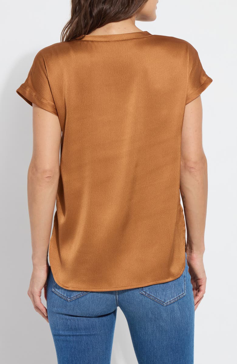 Lysse Miri Cap Sleeve Top, Alternate, color, Sugar Cane