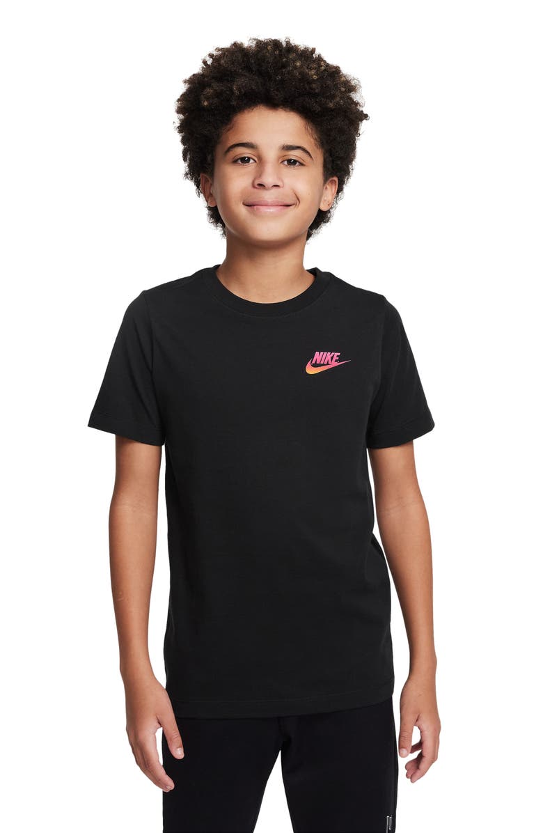 Nike Kids' Sportswear Cotton Graphic T-Shirt, Main, color,