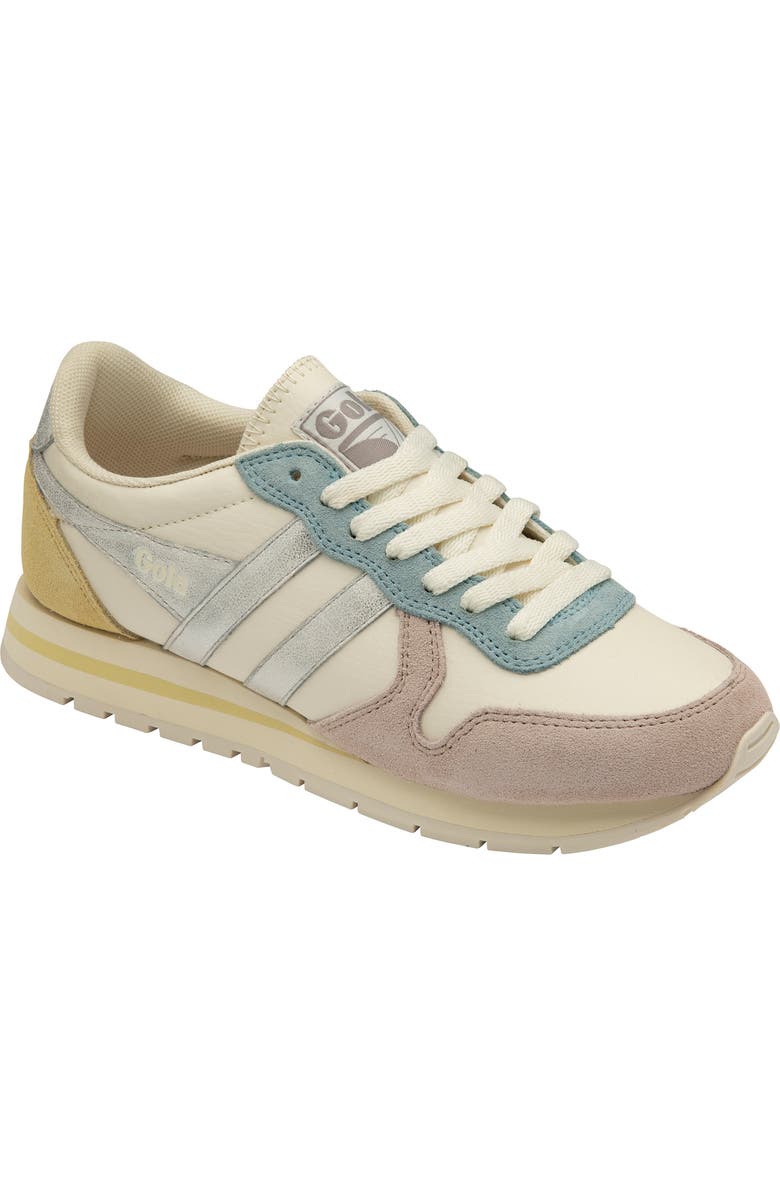 Gola Classics Daytona Quadrant Sneaker, Main, color, Offwhite/Blossom/Sil/Lem