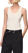 MANGO Wool & Cotton Sweater Tank