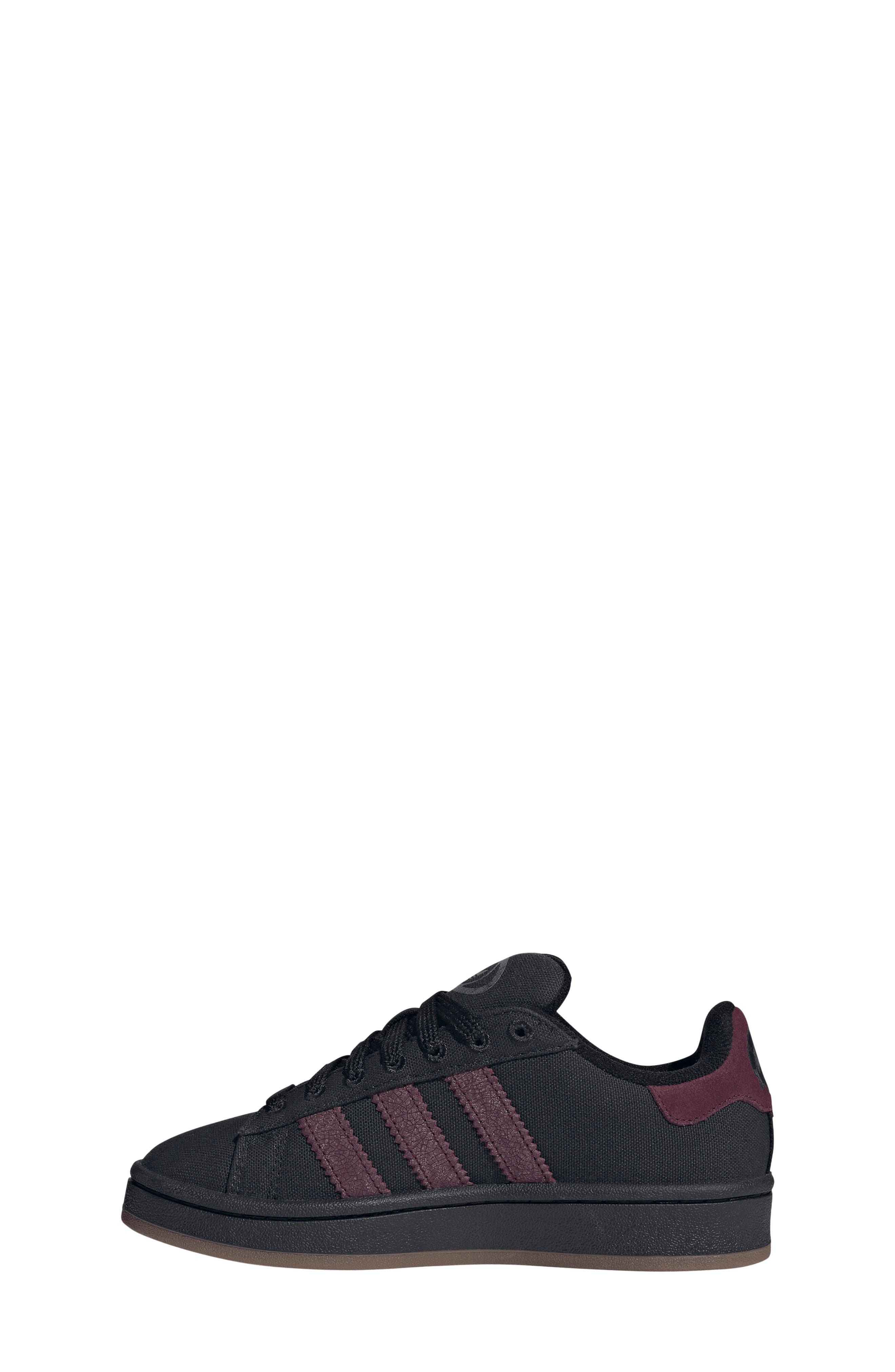 Kids' Campus 00s Sneaker, Alternate, color, CORE BLACK/ MAROON/ GUM