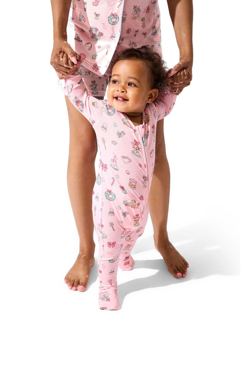 Baby Candy Cane Lane Convertible Footie, Alternate, color, Candy Cane Lane