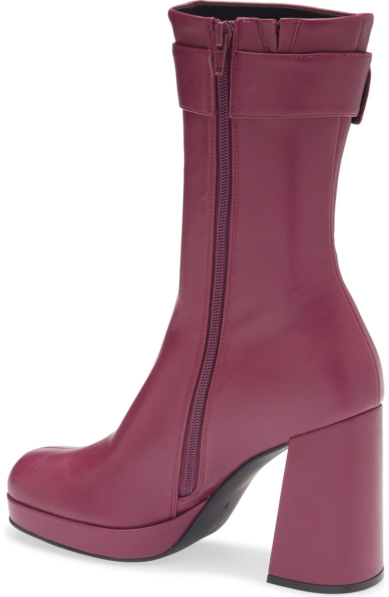 Jeffrey Campbell Bratty Block Heel Bootie, Alternate, color, Magenta