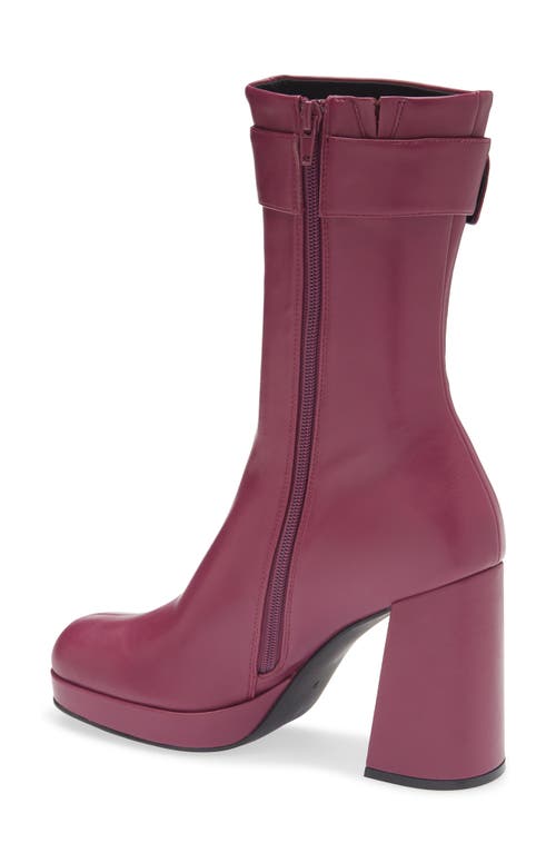 Jeffrey Campbell Bratty Block Heel Bootie In Multi