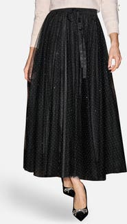 Yumi Diamonte Tulle Maxi Skirt
