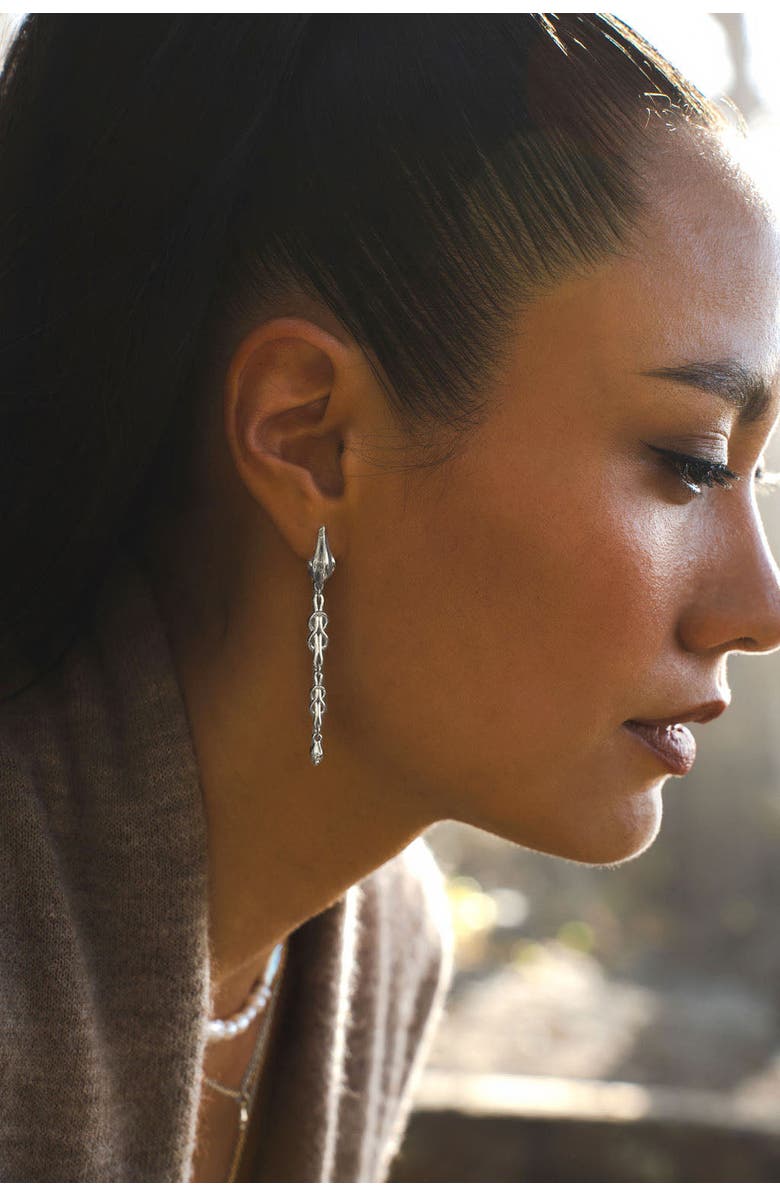 Astor & Orion Thalia Dangle Earrings, Alternate, color, Silver