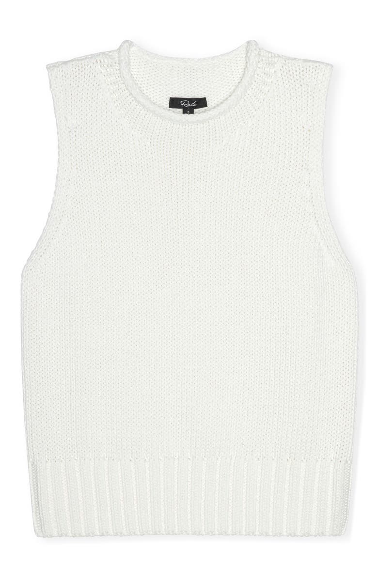 Bondi Sleeveless Sweater, Alternate, color, WHITE