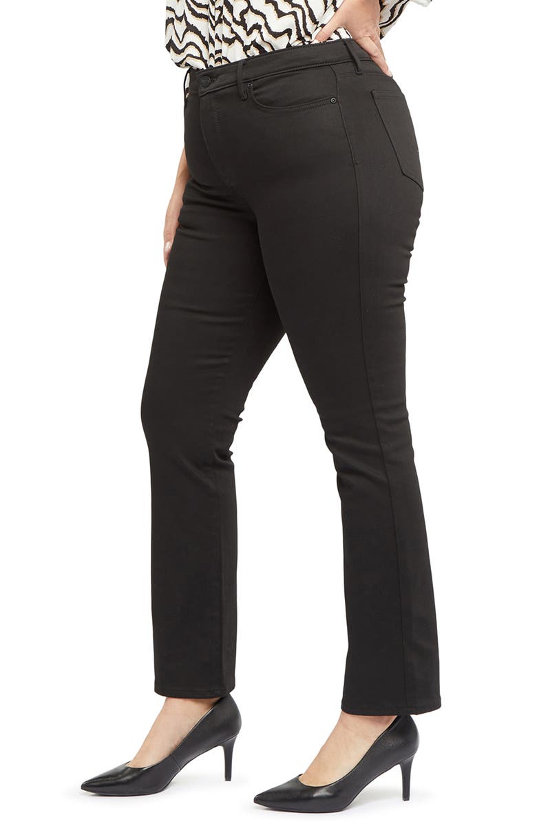 NYDJ Sheri Slim Pants, Alternate, color, Black Rinse