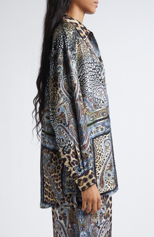 Camilla Istanbul Animalia Oversize Shirt In Multi