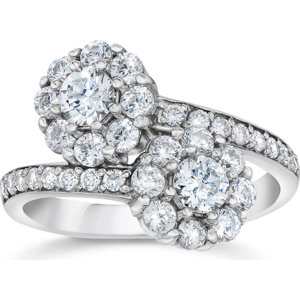 Bliss Diamond 1 1/2 Ct Diamond Forever Us 2-stone Anniversary Ring Gold Lab Grow