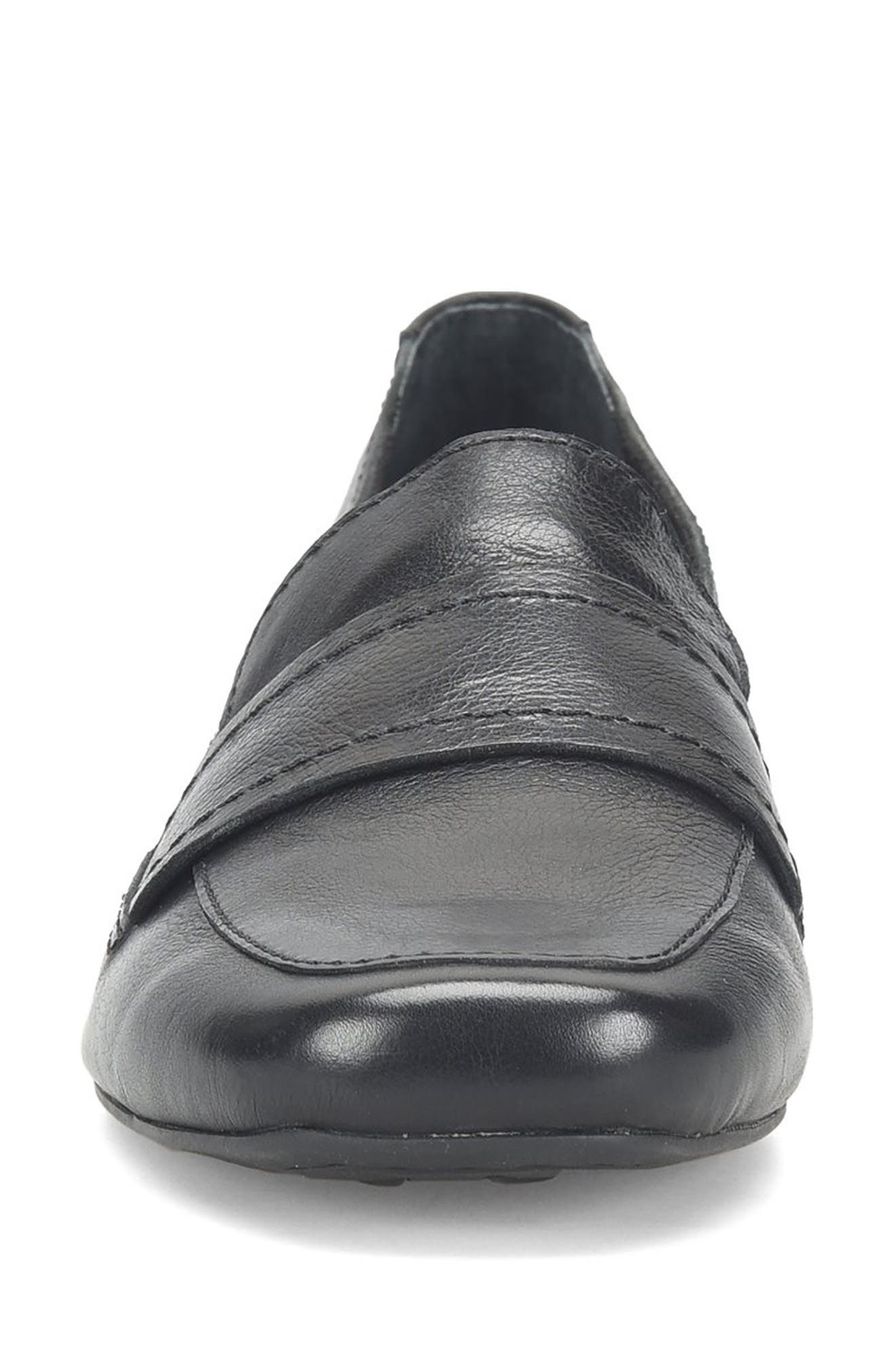 Børn Branca Loafer, Alternate, color, Black Leather