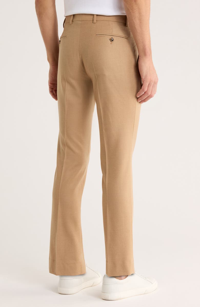 Tommy Hilfiger Wool Twill Dress Pants, Alternate, color, Camel Twill