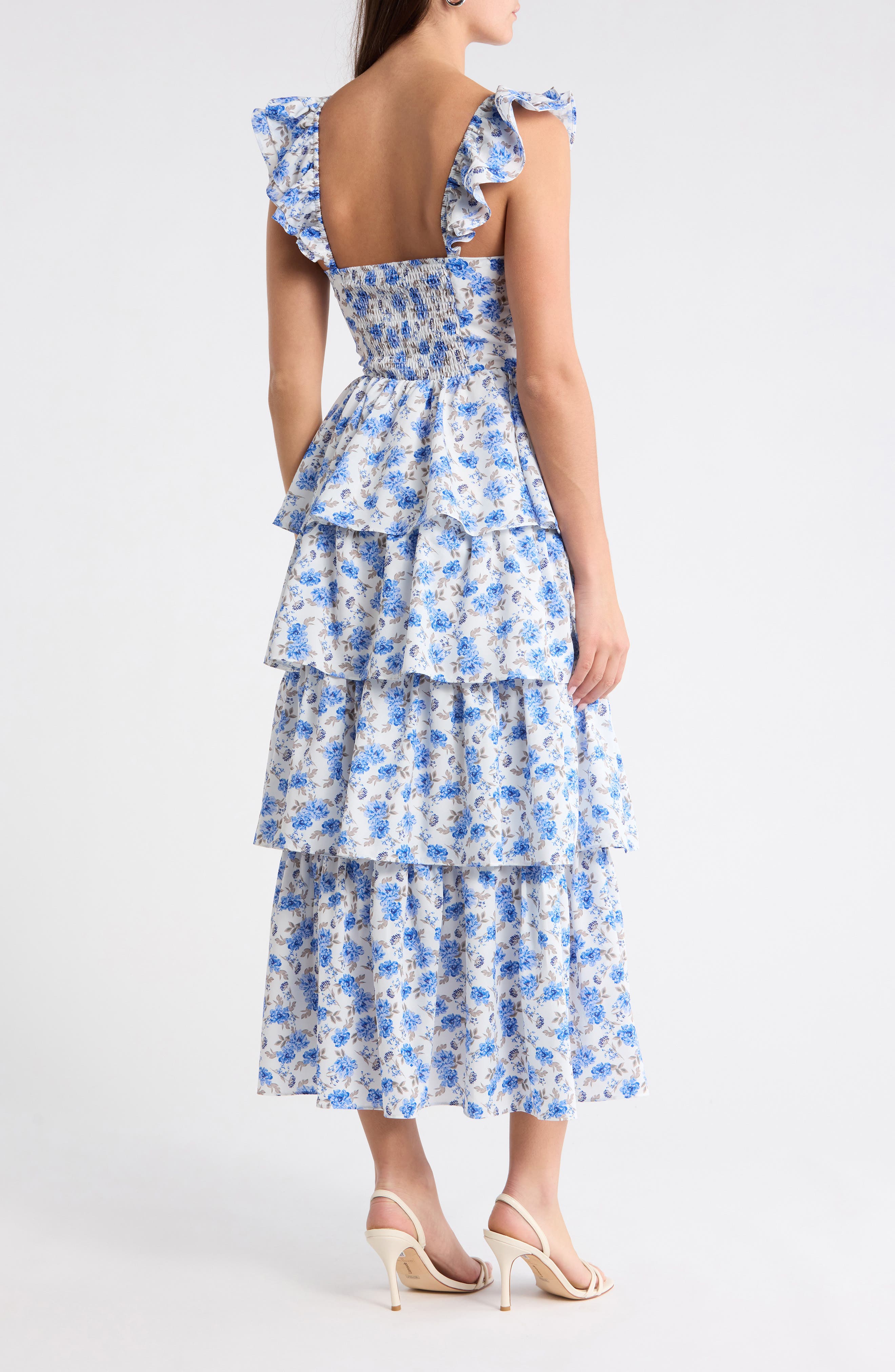 Covina Tiered Midi Dress - image 2