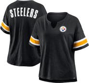 FANATICS Women's Fanatics Black Pittsburgh Steelers Redzone Curl Route T-Shirt