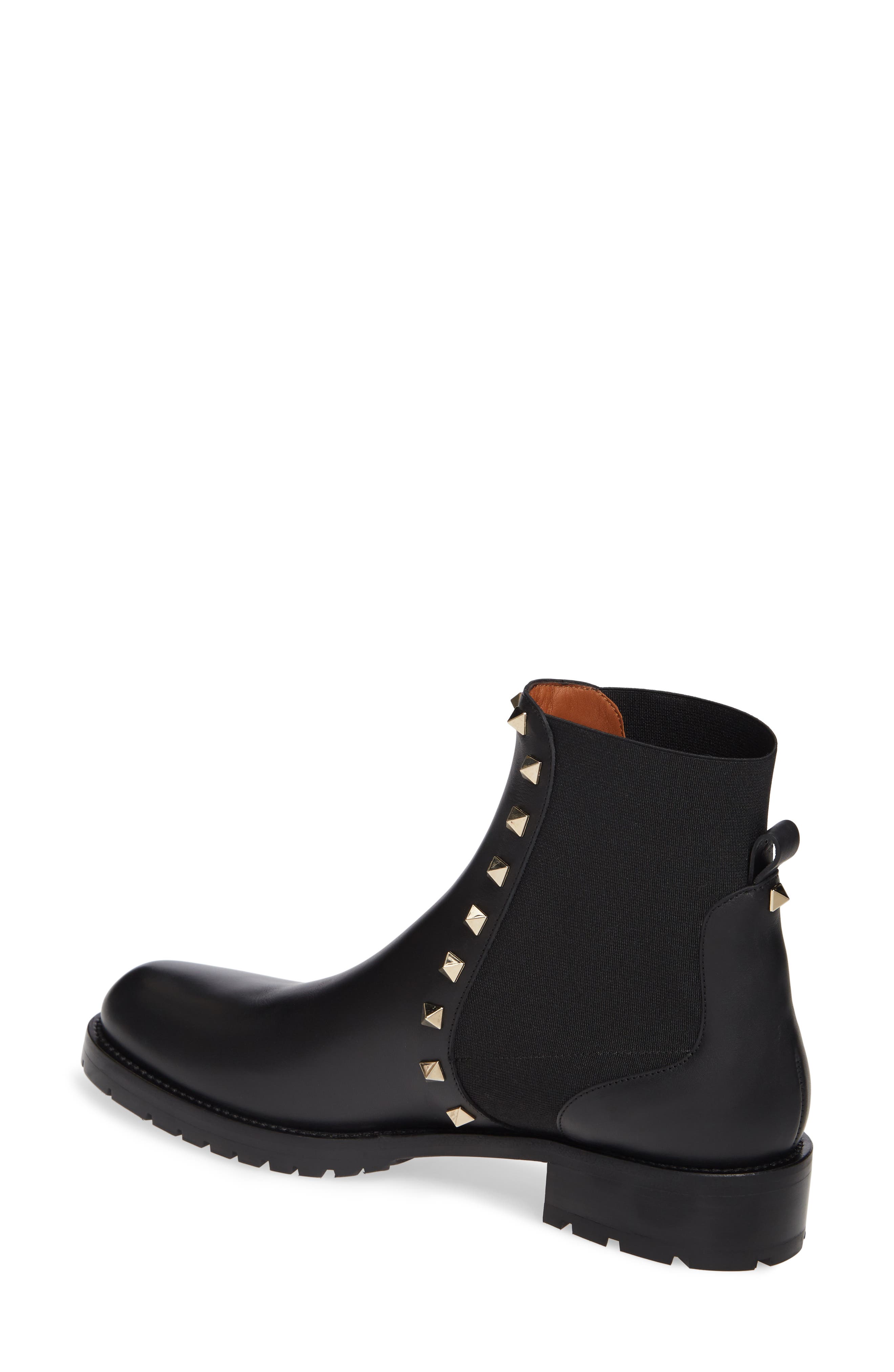 Valentino Garavani Beatle Rockstud Boot, Alternate, color, 