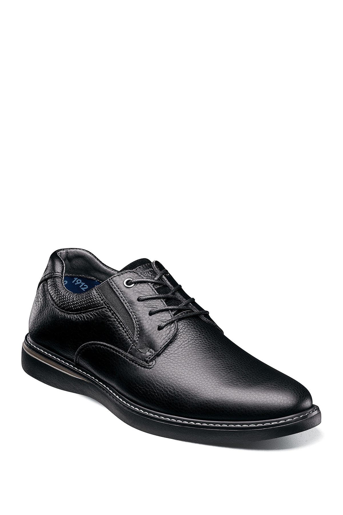 NUNN BUSH Bayridge Leather Plain Toe Oxford - Wide Width Available, Main, color, 