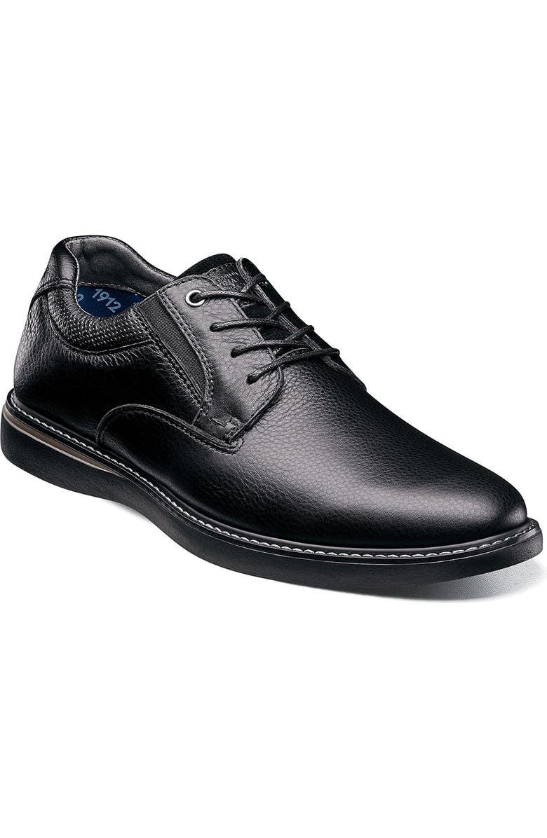 NUNN BUSH Bayridge Leather Plain Toe Oxford - Wide Width Available, Main, color,