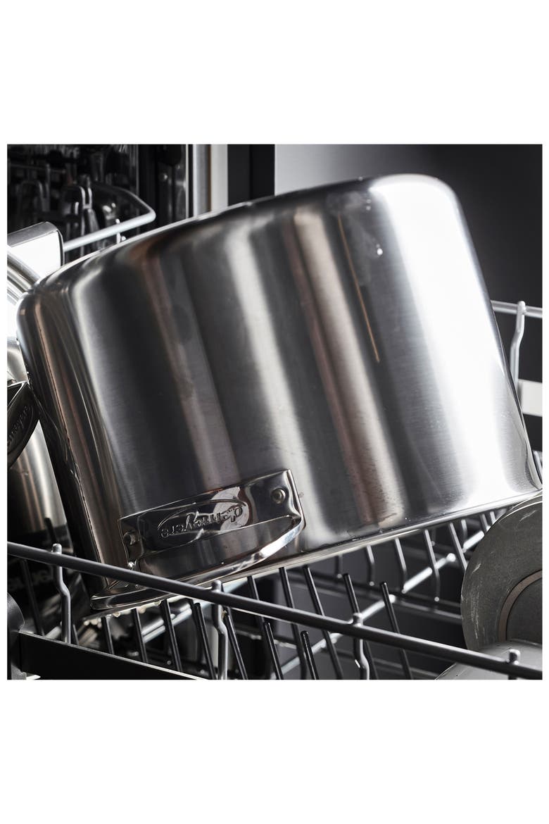 Essential 5-Ply 8-Quart Stainless Steel Stockpot & Lid, Alternate, color, STAINLESS STEEL