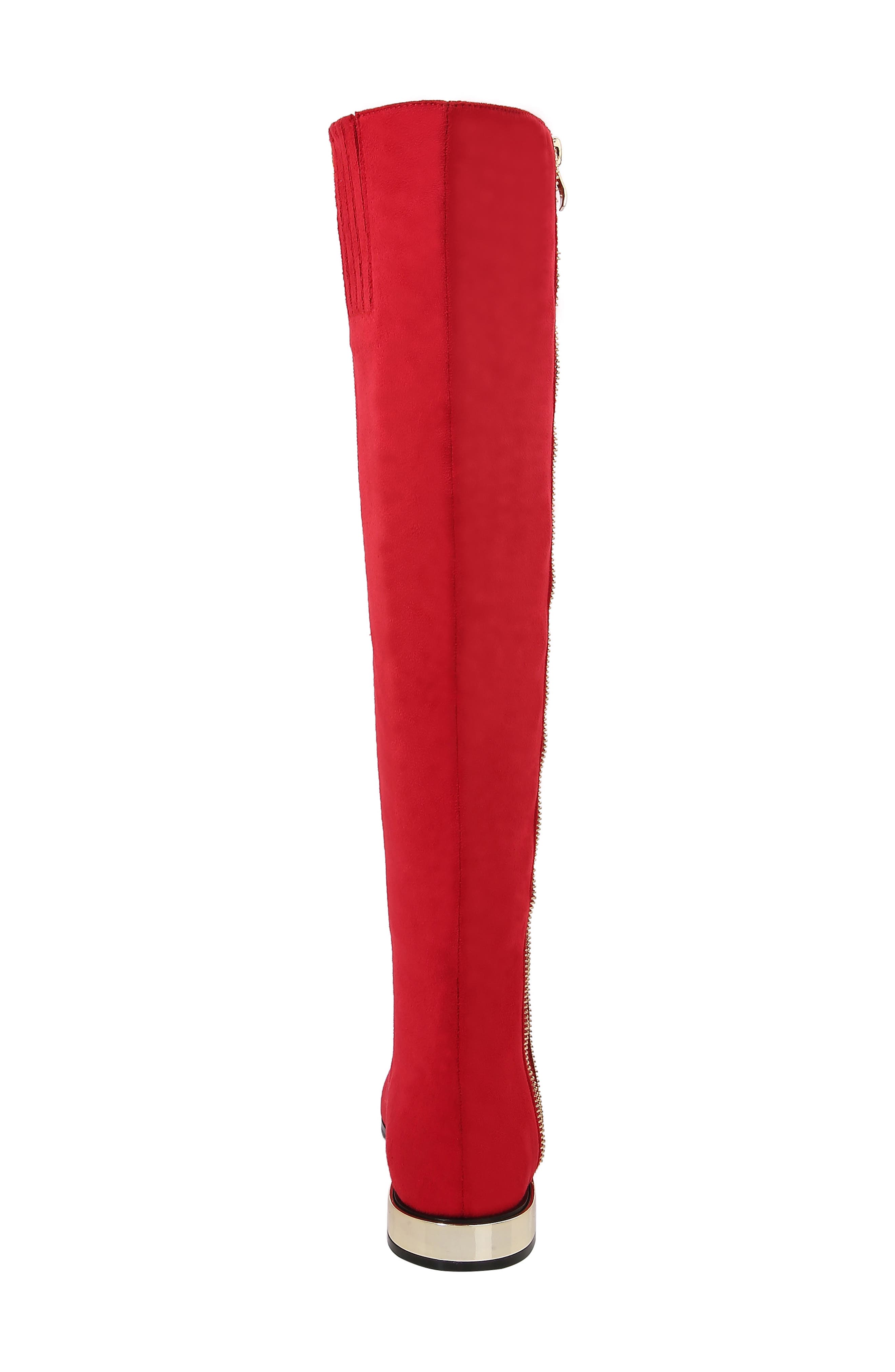 Majestic Knee High Boot, Alternate, color, RED