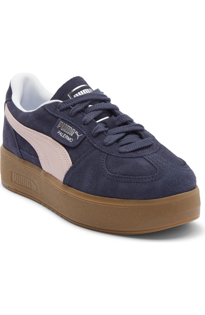 PUMA Palermo Elevata Platform Sneaker, Main, color, New Navy/ Mauve Mist
