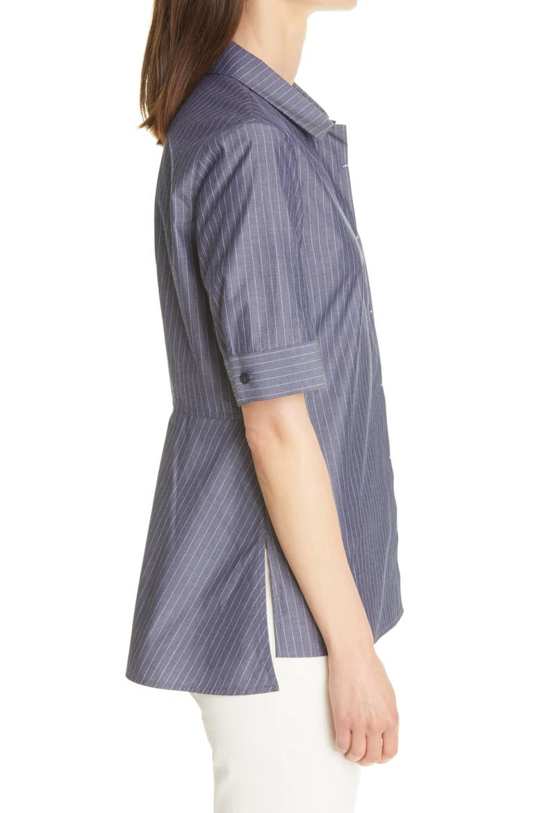 Farrell Avalon Stripe Cotton Blouse, Alternate, color, BLUE NOTE MULTI