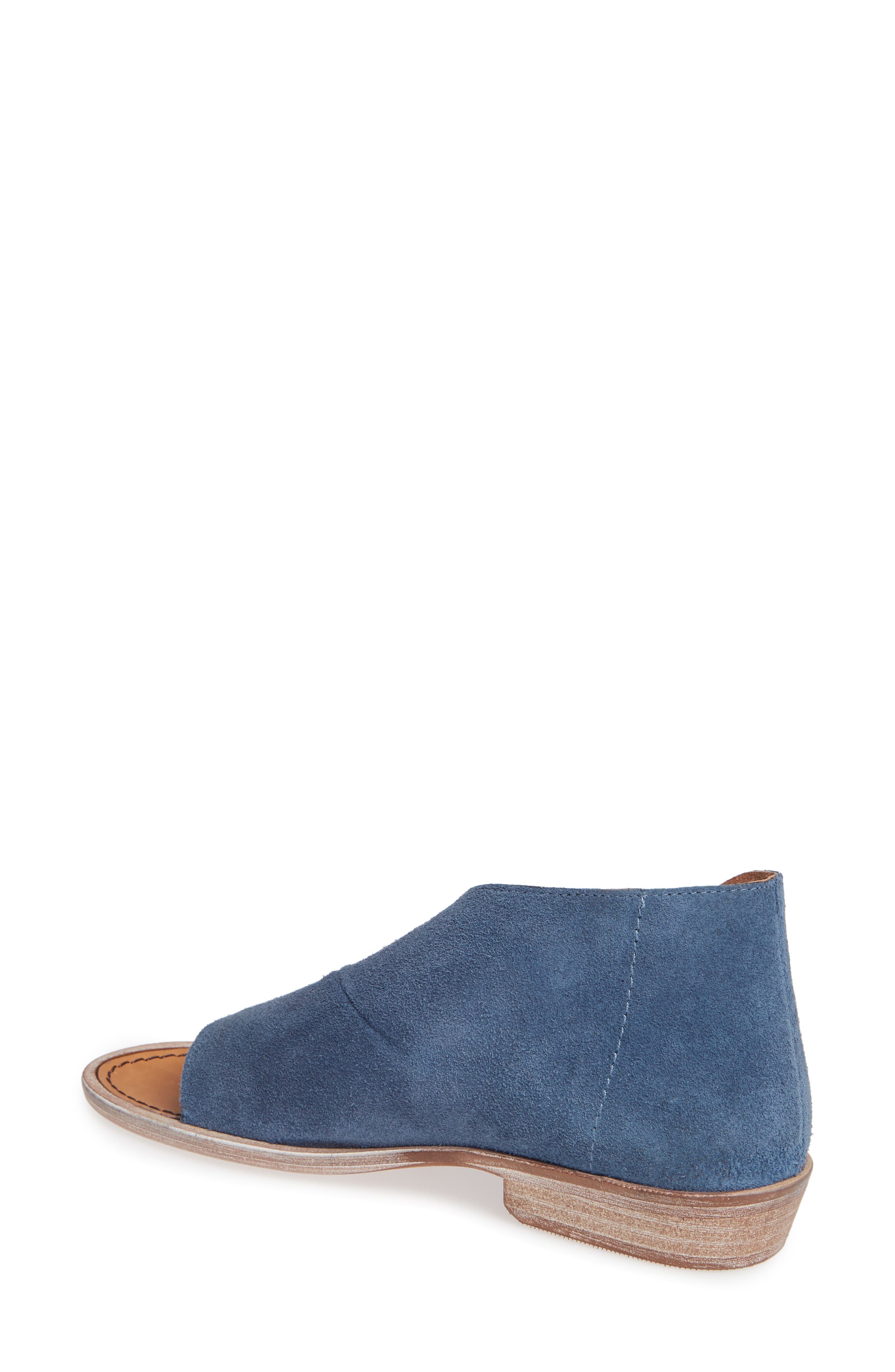 Mont Blanc Asymmetrical Sandal, Alternate, color, BLUE SUEDE