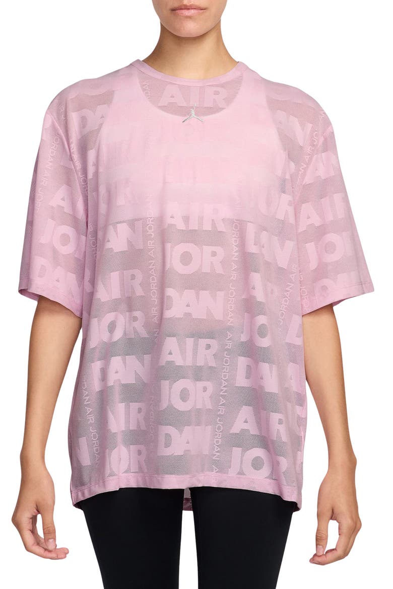 Flight Boxy Semisheer Top, Main, color, 676 ICDCMN