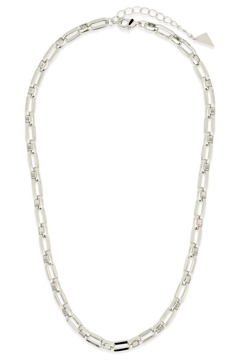 Elara Chain Necklace, Alternate, color, SILVER