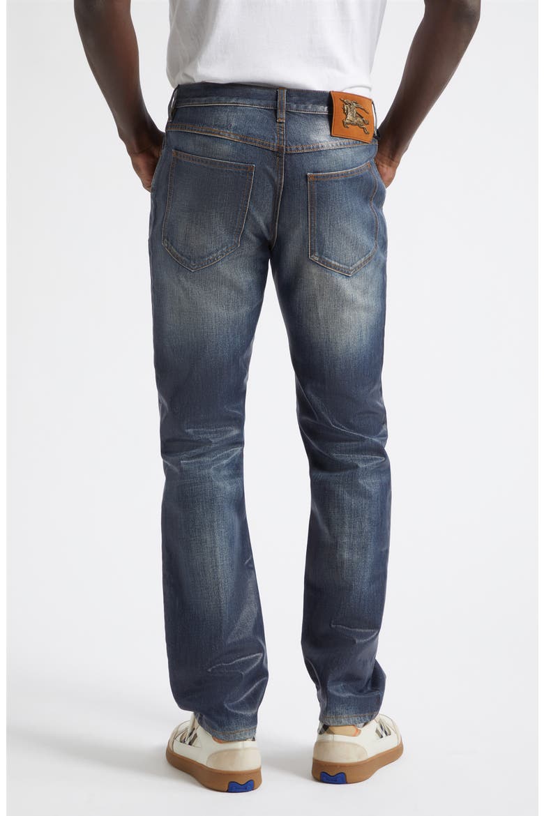 Randolph Coated Slim Fit Jeans, Alternate, color, MID BLUE