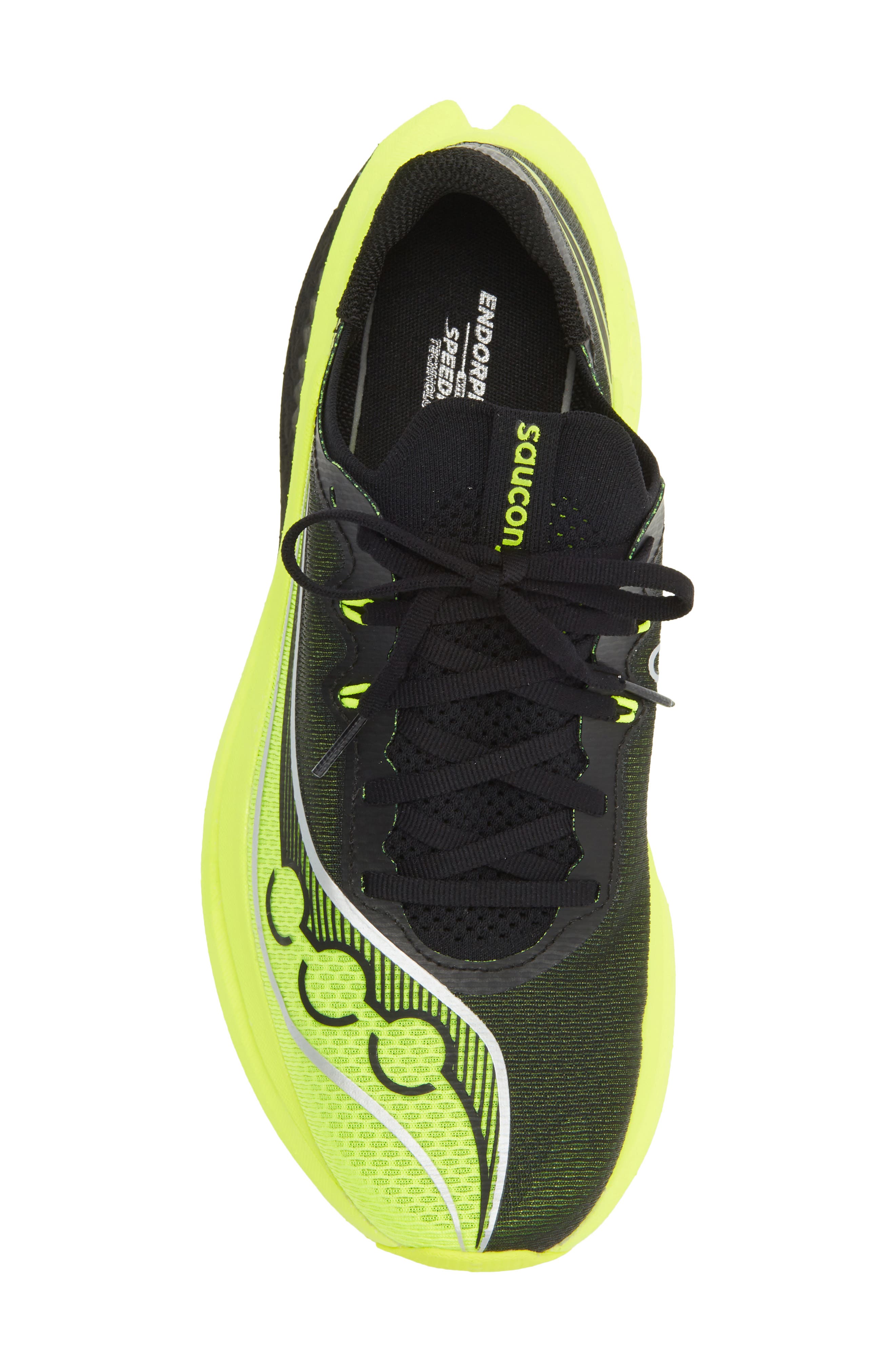Saucony Endorphin Pro 5 Racing Shoe, Alternate, color, Citron/ Black