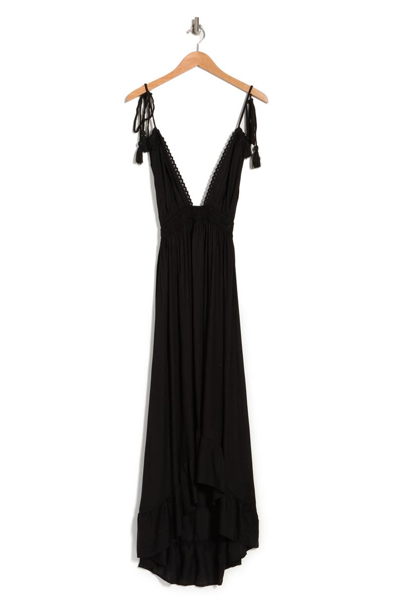 BOHO ME Maxi Halter Tie Dye Dress, Alternate, color,