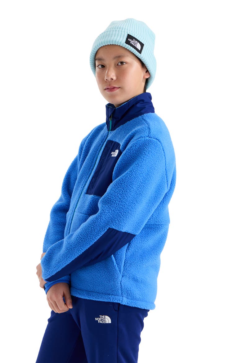 Kids' Yumiori Off Peak Full Zip Fleece Jacket, Alternate, color, ACTIVE BLUE/ BOLD BLUE