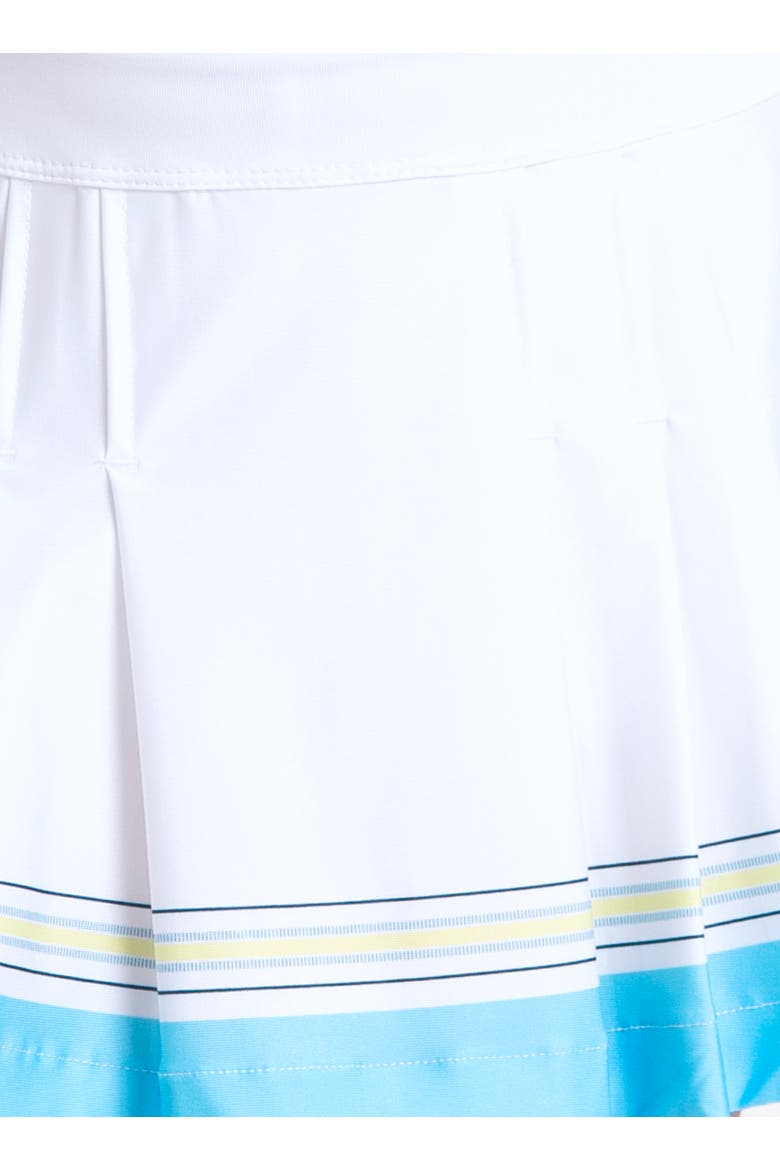 Girls' Lil' Lanes Skirt, Alternate, color, White/Blue