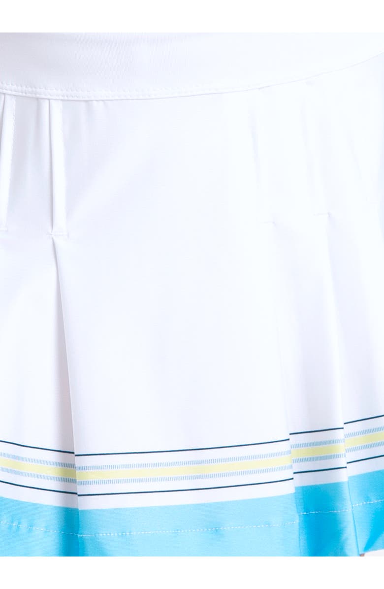 Lucky in Love Girls' Lil' Lanes Skirt, Alternate, color, White/Blue